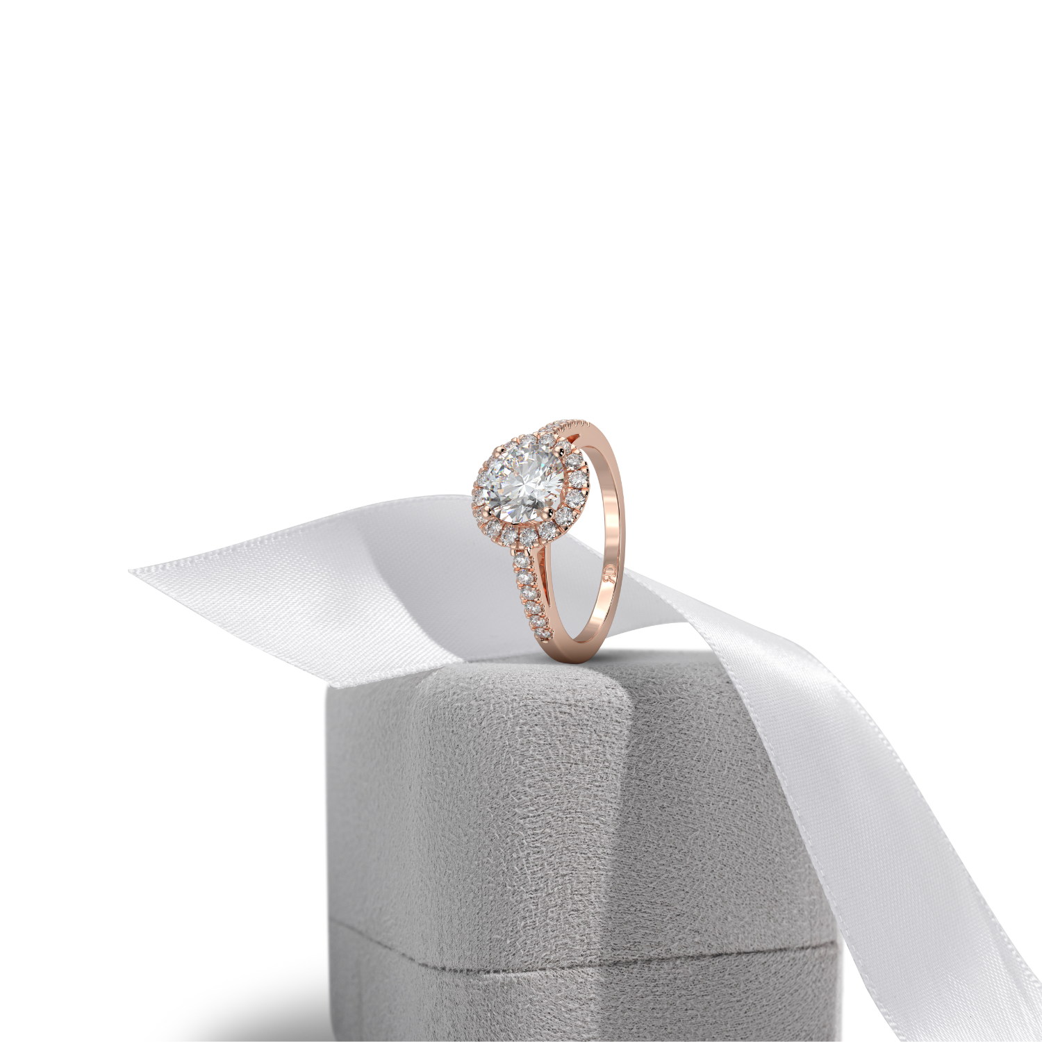 Bague En Argent Massif Monte Carlo Diamond - Taille 58 - Occasion Vintage